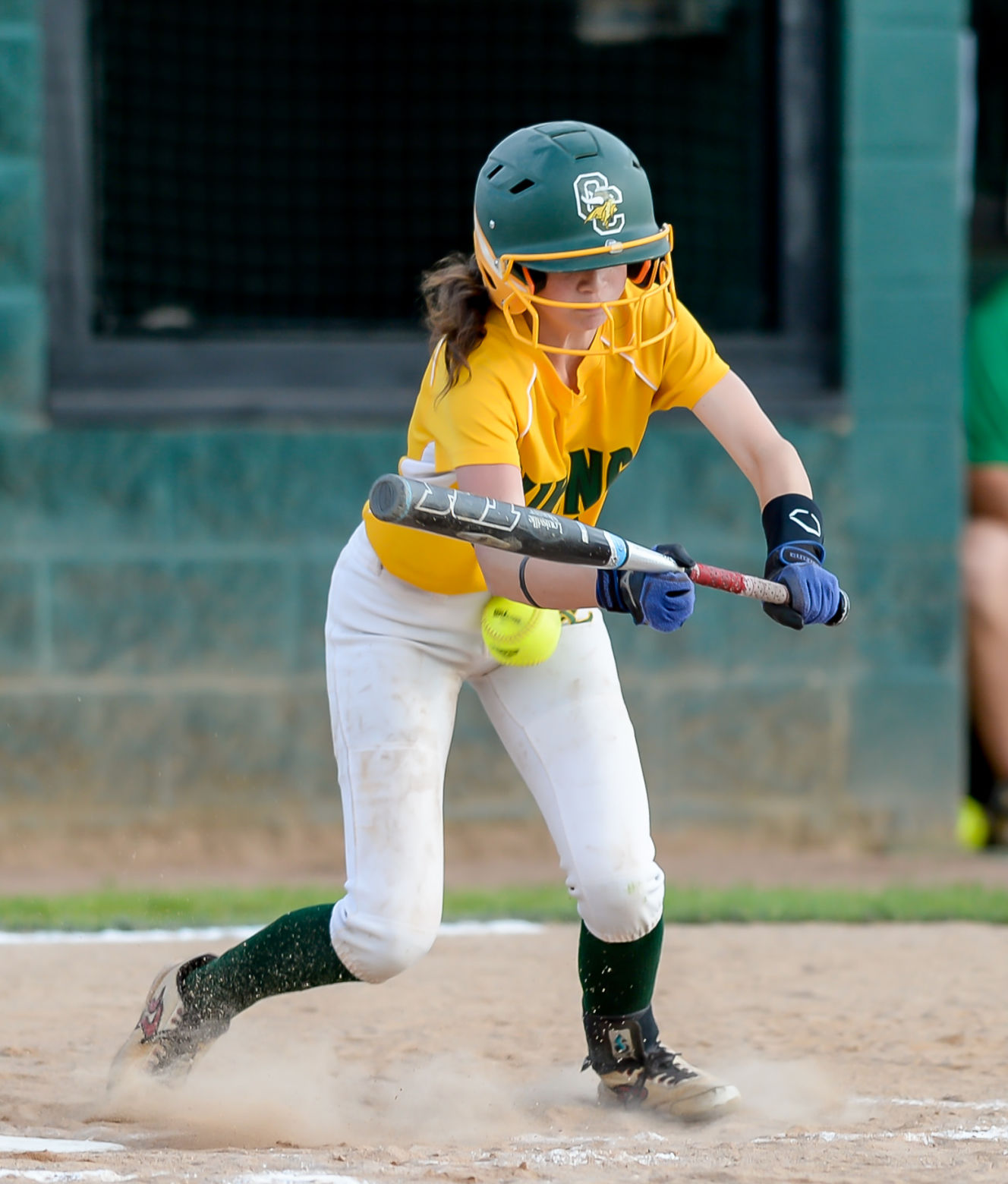 Friday night softball action